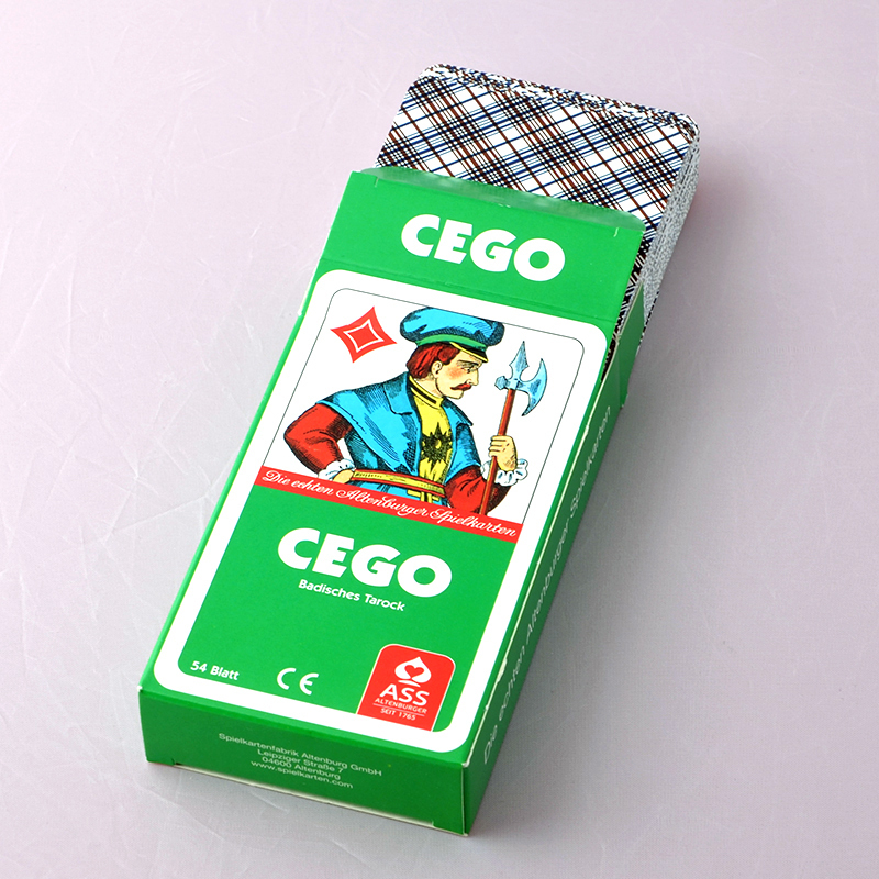 Cego Kartenspiel mit Badisches Tarock Bild