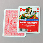 Doppelkopf Kartenspiele Leinenprägung Französisches Bild