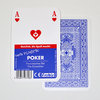Frobis Plastik Poker Karten 4 Eckzeichen in Blau