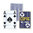 1 Copag Plastik Poker Karten Jumbo Face 4 Pips in Blau