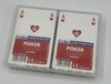 Frobis Leinen Pokerkarten Doppelpack 4 Eckzeichen