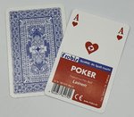Frobis Leinen Poker Karten 4 Eckzeichen in Blau